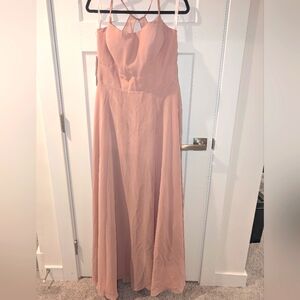 JJ's House Elegant Pink Maxi Dress Size 14